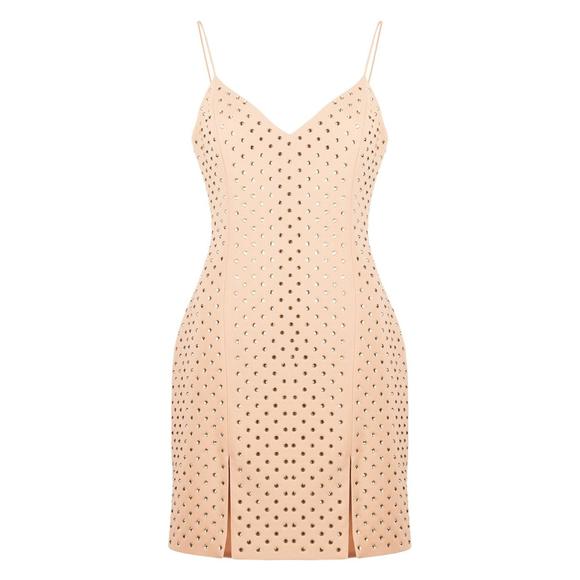 David Koma - Crystal Embellished Mini Dress - UK 6